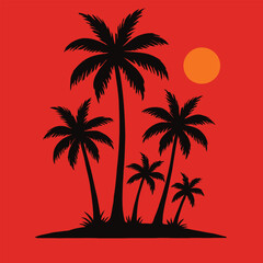 Abstract geometric design with bold color palette