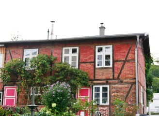 Fachwerkhaus in Sassnitz Altstadt auf Rügen