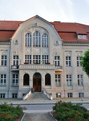 Naklejka premium Rathaus Sassnitz früheres Wärmehaus