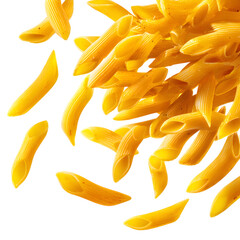 Penna Pasta Delicious Italian Cuisine CloseUp Food Photography isolated on transparent background