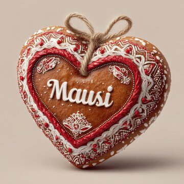 Lebkuchenherz Mausi