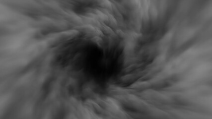 dark gray abstract smoke vortex background loop, a seamless animation for a mysterious, spooky or cinematic intro - Powered by Adobe