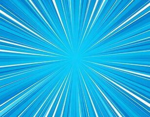 Radiant blue radial lines