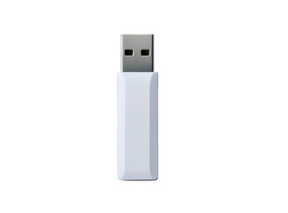 White rectangular USB flash drive (3)