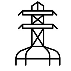 Transmission vector line icon design