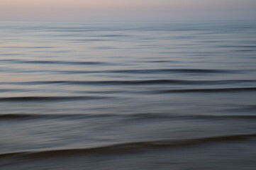 Obraz premium Artistic Blurred Background of Sea and Sky at Sunset
