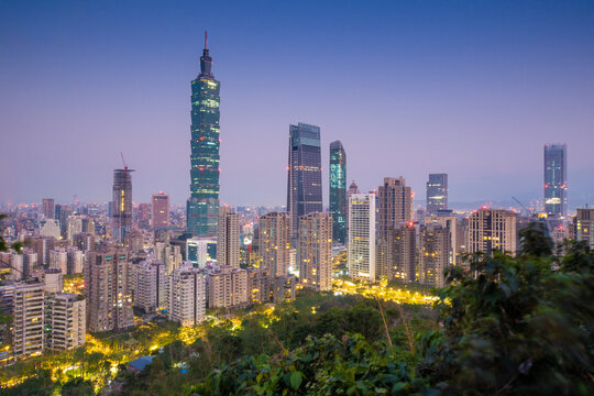 Taipei skyline, Xinyi district