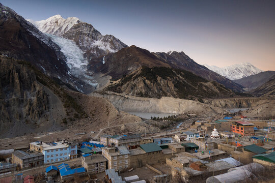 Manang town, Nepal