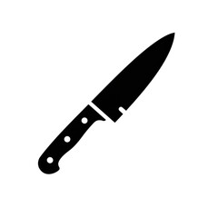 Sharp Knife Icon Culinary Precision and Kitchen Cutlery Symbol