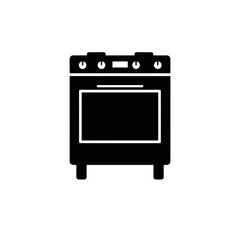 Modern Kitchen Oven Icon Simple and Clean Design