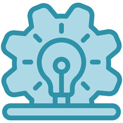 Innovation Icon Mini Illustration Icon. Use For Modern Concept, Print, Ui, Ux Kit, Web And App Development. Vector Related To Office, Education, Examination And More