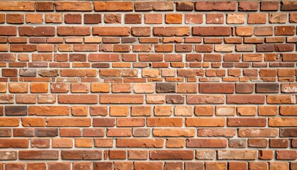 Textured close-up of a weathered brick wall, showcasing the reddish-brown tones of the masonry
