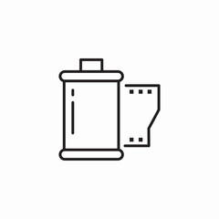camera film icon sign vector