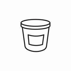 cup container icon sign vector