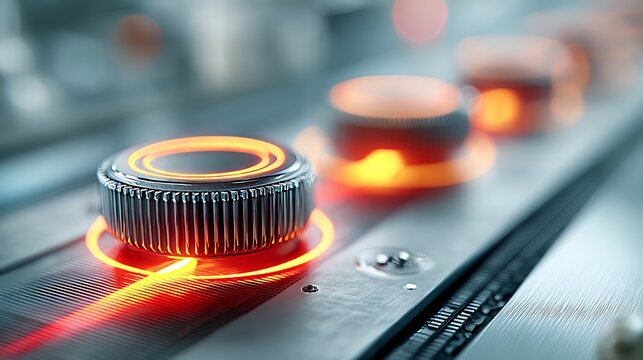 automated optical inspection station scanning assembled circuit boards