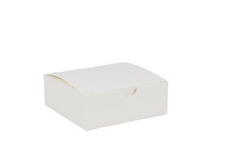 white box isolated on white