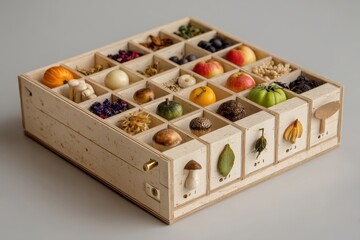 Artisan's Box of Nature's Treasures A Collection of Edible Delights and Natural Elements