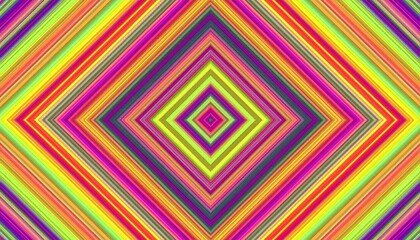 Vibrant, geometric pattern of diagonal stripes creating a mesmerizing kaleidoscope effect.