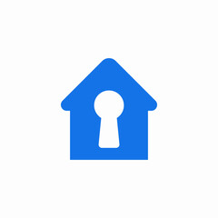 house security icon sign vector
