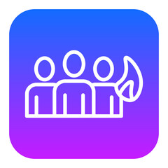 Firefighter Team Vector Icons