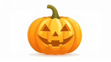 Fototapeta premium ハロウィンのかぼちゃ 背景素材 16:9サイズ AI生成素材