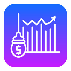 Obraz premium Economy Growth Vector Icons