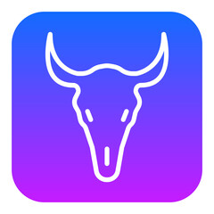 Bull Skull Vector Icons