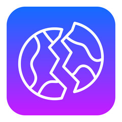 Planet Destoryed Vector Icons