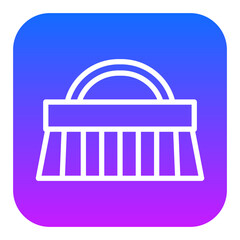 Cleaning Brush Vector Icons