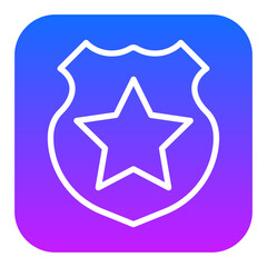 Police Badge Vector Icons