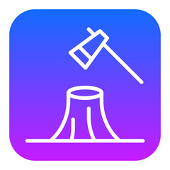 Deforestation Vector Icons