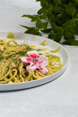 Authentic Italian Pesto Pasta