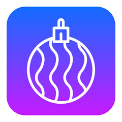 Christmas Bauble Vector Icons