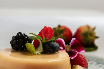 Elegant Flan: Perfect for a Restaurant Menu
