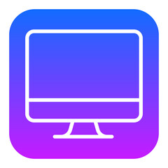 Desktop Computer Vector Icons