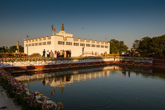 Pool at Maya Devi Temple, Lumbini