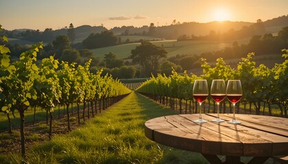  Rustic Vineyard Landscape