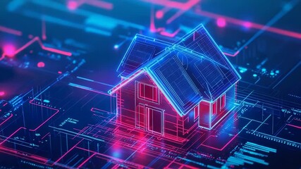 Smart home automation system controlling energy consumption - Powered by Adobe