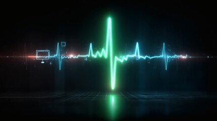 Fototapeta premium Futuristic Medical Icons for Health Technology