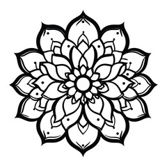 vector illustration of mandala