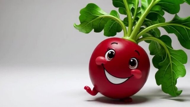 Lachendes Radieschen