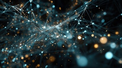 An intricate network diagram on a screen showcasing how an APS connects various business functions from supply chain to human resources to facilitate seamless operations.