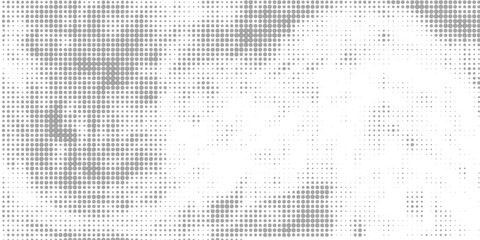 Dotted gradient halftone background. Horizontal seamless dots pattern in pop art style. Abstract modern stylish texture