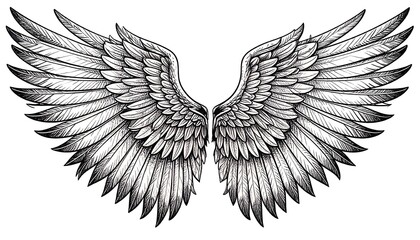 Obraz premium Detailed wings spread wide (3)