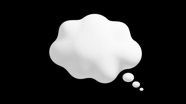3D Chat Bubble Animation | Alpha Loop