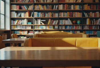 Modern learning facility with systematic educational apparatus and cozy seating