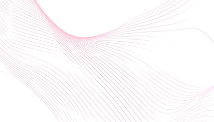 Abstract pink lines on white background