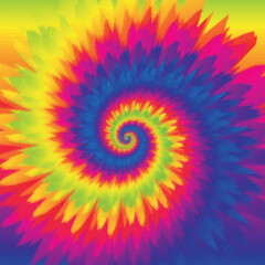 Colorful Tie Dye Rainbow Background