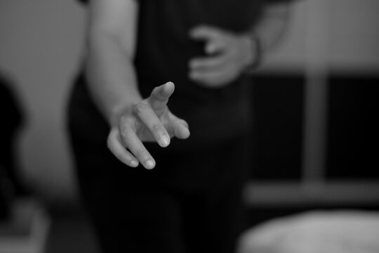 Concept of sign languages.  The languages that use  visual manual modality to convey meaning instead of spoken words.