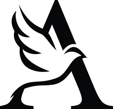 a pigeon logo design